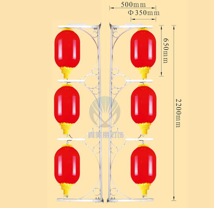 直徑350mm長(zhǎng)燈籠三連串